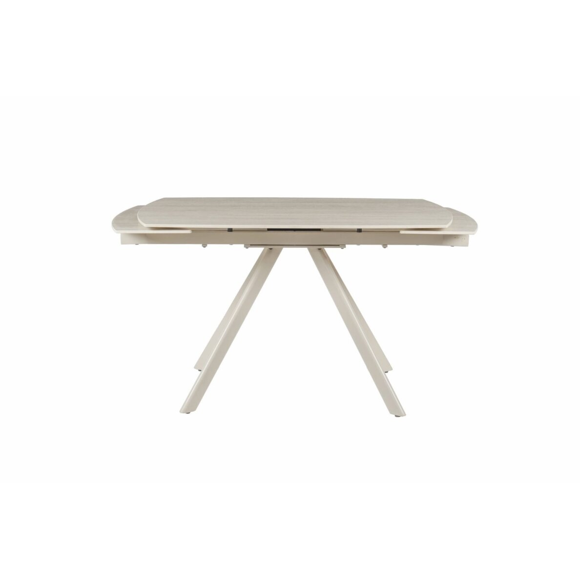 Išskleidžiamas valgomojo stalas URSA 125-180x80 cm, matinis tamsus travertinas, pilkos kojos 1 Išskleidžiamas valgomojo stalas URSA 125-180x80 cm, matinis tamsus travertinas, pilkos kojos 1