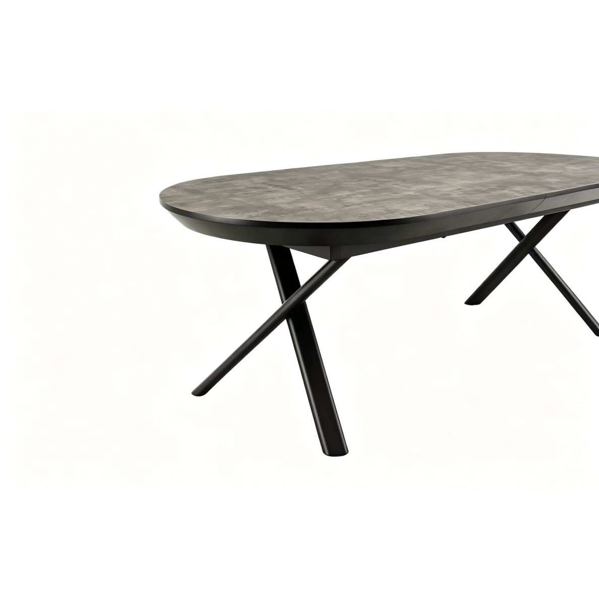 Išskleidžiamas valgomojo stalas WESTO 220-370x100 cm, tamsiai pilka Išskleidžiamas valgomojo stalas WESTO 220-370x100 cm, tamsiai pilka