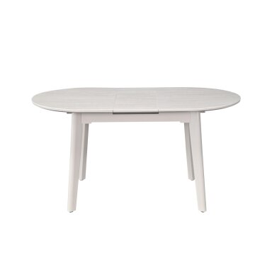 Išskleidžiamas valgomojo stalas ARES 120-150x85 cm, auksinis travertinas, pilkos kojos Išskleidžiamas valgomojo stalas ARES 120-150x85 cm, auksinis travertinas, pilkos kojos