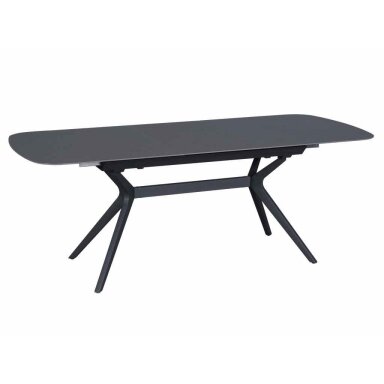 Išskleidžiamas valgomojo stalas DELF 160-204x90 cm, pilka