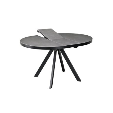 Išskleidžiamas valgomojo stalas LYRA 120-160x120 cm, matinė pilka Išskleidžiamas valgomojo stalas LYRA 120-160x120 cm, matinė pilka