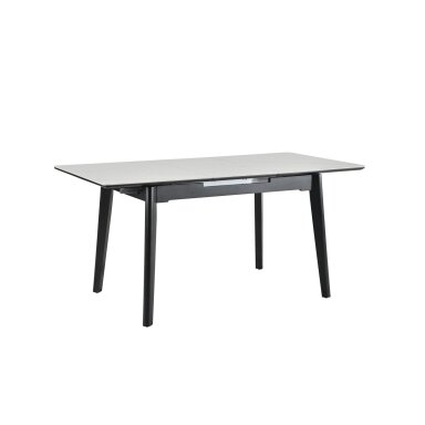 Išskleidžiamas valgomojo stalas OSTEN 120-160x80 cm, matinė balta Išskleidžiamas valgomojo stalas OSTEN 120-160x80 cm, matinė balta