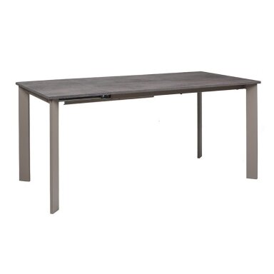 Išskleidžiamas valgomojo stalas RAMOS 120-200x80 cm, Oxyd (oksiduoto metalo efektas)