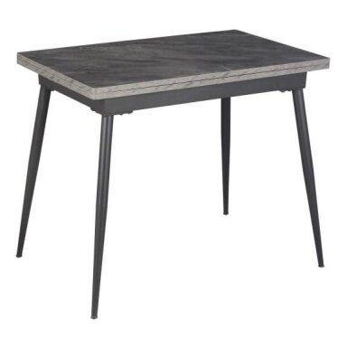 Išskleidžiamas valgomojo stalas SMART 60-120x93 cm, antracito