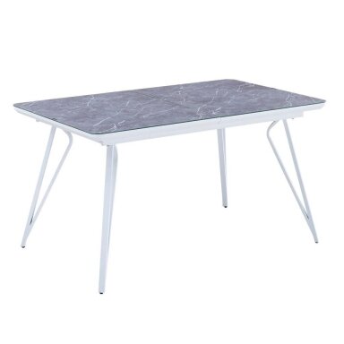 Išskleidžiamas valgomojo stalas TERRA 140-180x85 cm, pilka