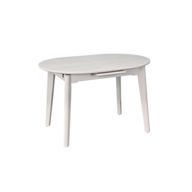 Išskleidžiamas valgomojo stalas ARES 120-150x85 cm, auksinis travertinas, pilkos kojos 3 Išskleidžiamas valgomojo stalas ARES 120-150x85 cm, auksinis travertinas, pilkos kojos 3
