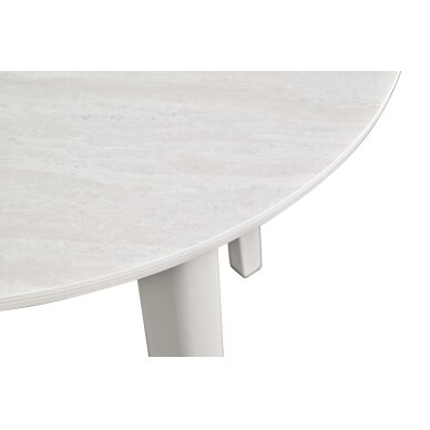 Išskleidžiamas valgomojo stalas ARES 120-150x85 cm, auksinis travertinas, pilkos kojos 5 Išskleidžiamas valgomojo stalas ARES 120-150x85 cm, auksinis travertinas, pilkos kojos 5