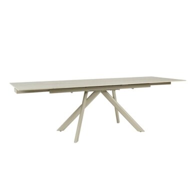 Išskleidžiamas valgomojo stalas CALISTO 160-240x90 cm, matinė smėlio (camel) 1