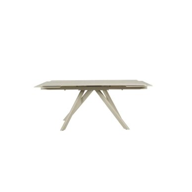 Išskleidžiamas valgomojo stalas CALISTO 160-240x90 cm, matinė smėlio (camel) 3