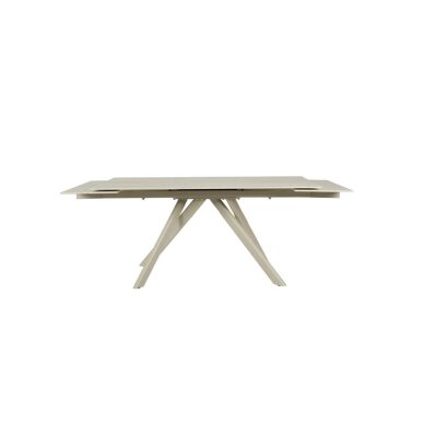 Išskleidžiamas valgomojo stalas CALISTO 160-240x90 cm, matinė smėlio (camel) 4