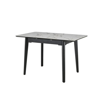Išskleidžiamas valgomojo stalas CARINA 90-120x70 cm, Calacatta marmuras (baltas su auksu) 2 Išskleidžiamas valgomojo stalas CARINA 90-120x70 cm, Calacatta marmuras (baltas su auksu) 2