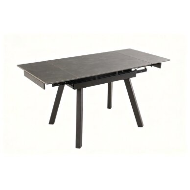 Išskleidžiamas valgomojo stalas DART 90-150x80 cm, tamsiai pilka 2