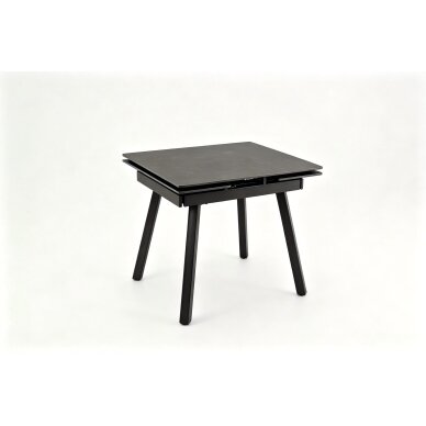 Išskleidžiamas valgomojo stalas DART 90-150x80 cm, tamsiai pilka