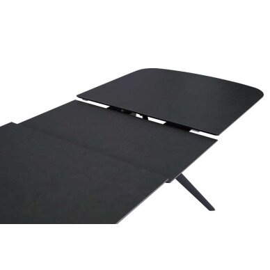 Išskleidžiamas valgomojo stalas DELF 160-204x90 cm, pilka 4