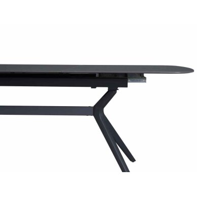 Išskleidžiamas valgomojo stalas DELF 160-204x90 cm, pilka 5