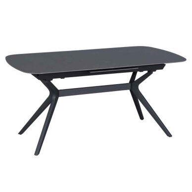 Išskleidžiamas valgomojo stalas DELF 160-204x90 cm, pilka