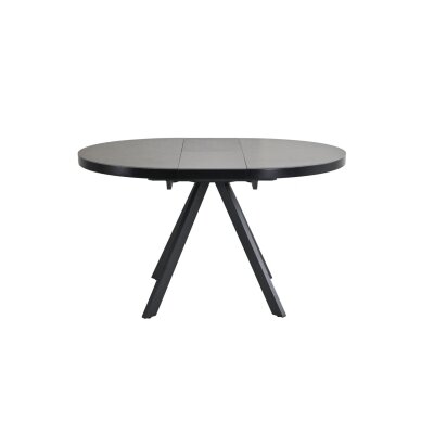 Išskleidžiamas valgomojo stalas LIBRA 100-130x100 cm, matinė šviesiai pilka 1 Išskleidžiamas valgomojo stalas LIBRA 100-130x100 cm, matinė šviesiai pilka 1