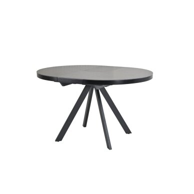 Išskleidžiamas valgomojo stalas LIBRA 100-130x100 cm, matinė šviesiai pilka 2