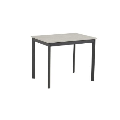 Išskleidžiamas valgomojo stalas LOFT 90-125x70 cm, pilka 1
