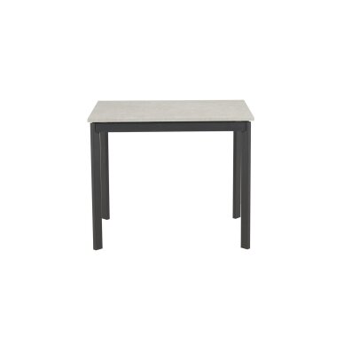 Išskleidžiamas valgomojo stalas LOFT 90-125x70 cm, pilka