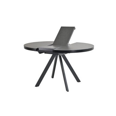 Išskleidžiamas valgomojo stalas LYRA 120-160x120 cm, matinė šviesiai pilka 2 Išskleidžiamas valgomojo stalas LYRA 120-160x120 cm, matinė šviesiai pilka 2