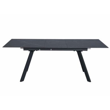 Išskleidžiamas valgomojo stalas MARS 160-205x90 cm, juoda 1 Išskleidžiamas valgomojo stalas MARS 160-205x90 cm, juoda 1