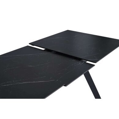 Išskleidžiamas valgomojo stalas MARS 160-205x90 cm, juoda 5 Išskleidžiamas valgomojo stalas MARS 160-205x90 cm, juoda 5
