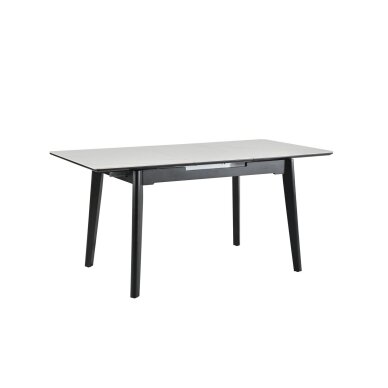 Išskleidžiamas valgomojo stalas OSTEN 110-140x80 cm, matinė balta 1 Išskleidžiamas valgomojo stalas OSTEN 110-140x80 cm, matinė balta 1