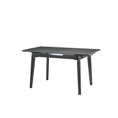 Išskleidžiamas valgomojo stalas OSTEN 120-160x80 cm, matinė tamsiai pilka 3
