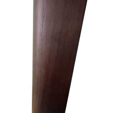 Išskleidžiamas valgomojo stalas OSTEN 140-180x80 cm, balta su auksu, riešutmedžio kojos 5 Išskleidžiamas valgomojo stalas OSTEN 140-180x80 cm, balta su auksu, riešutmedžio kojos 5