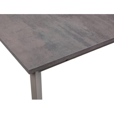 Išskleidžiamas valgomojo stalas RAMOS 120-200x80 cm, Oxyd (oksiduoto metalo efektas) 4 Išskleidžiamas valgomojo stalas RAMOS 120-200x80 cm, Oxyd (oksiduoto metalo efektas) 4