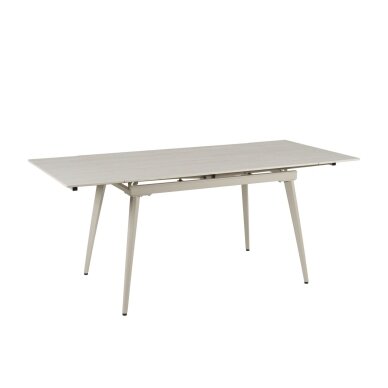 Išskleidžiamas valgomojo stalas REEF 120-180x80 cm, matinis šviesus travertinas, pilkos kojos 5 Išskleidžiamas valgomojo stalas REEF 120-180x80 cm, matinis šviesus travertinas, pilkos kojos 5