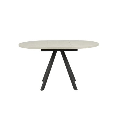 Išskleidžiamas valgomojo stalas RONDO 100-140x100 cm, pilka 1