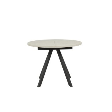 Išskleidžiamas valgomojo stalas RONDO 100-140x100 cm, pilka Išskleidžiamas valgomojo stalas RONDO 100-140x100 cm, pilka