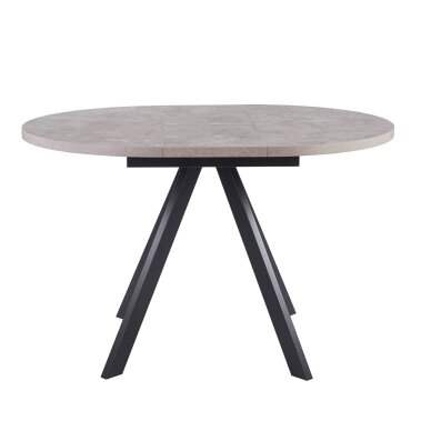 Išskleidžiamas valgomojo stalas RONDO 90-120x90 cm, pilka 3