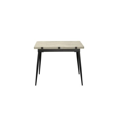Išskleidžiamas valgomojo stalas SMART 60-120x93 cm, šviesiai pilka 4 Išskleidžiamas valgomojo stalas SMART 60-120x93 cm, šviesiai pilka 4