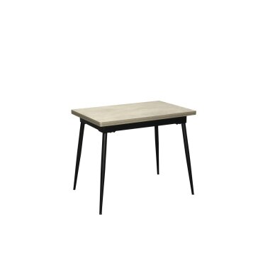 Išskleidžiamas valgomojo stalas SMART 60-120x93 cm, šviesiai pilka