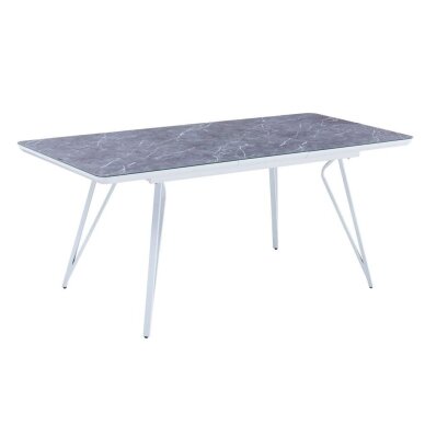 Išskleidžiamas valgomojo stalas TERRA 140-180x85 cm, pilka 1 Išskleidžiamas valgomojo stalas TERRA 140-180x85 cm, pilka 1
