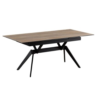 Išskleidžiamas valgomojo stalas TURS 140-180x90 cm, medžio raštas 2 Išskleidžiamas valgomojo stalas TURS 140-180x90 cm, medžio raštas 2