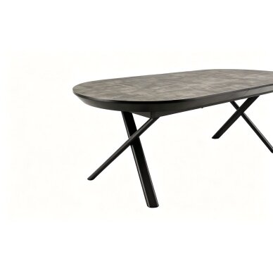 Išskleidžiamas valgomojo stalas WESTO 220-370x100 cm, tamsiai pilka Išskleidžiamas valgomojo stalas WESTO 220-370x100 cm, tamsiai pilka
