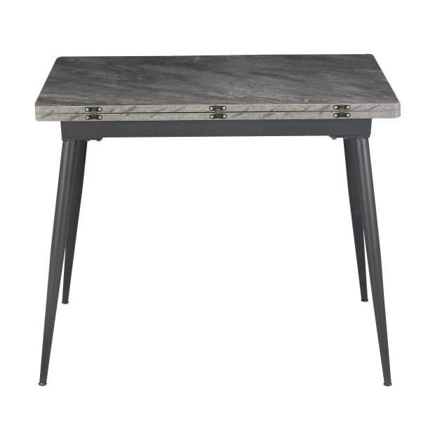 Išskleidžiamas valgomojo stalas SMART 60-120x93 cm, antracito 2