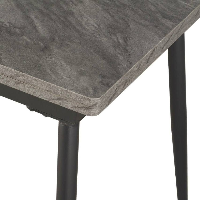 Išskleidžiamas valgomojo stalas SMART 60-120x93 cm, antracito 5