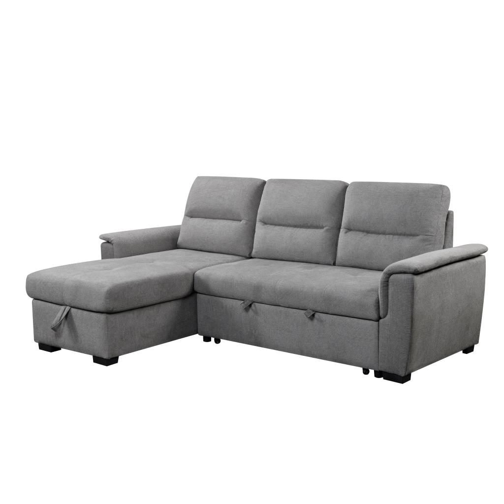 Kampinė sofa-lova KARIS, šviesiai pilka