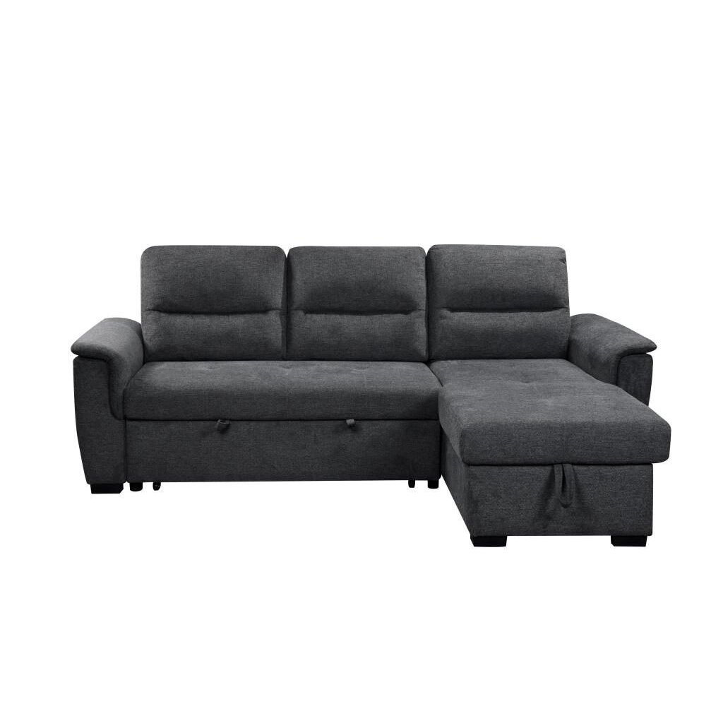 Kampinė sofa-lova KARIS, tamsiai pilka 3 Kampinė sofa-lova KARIS, tamsiai pilka 3