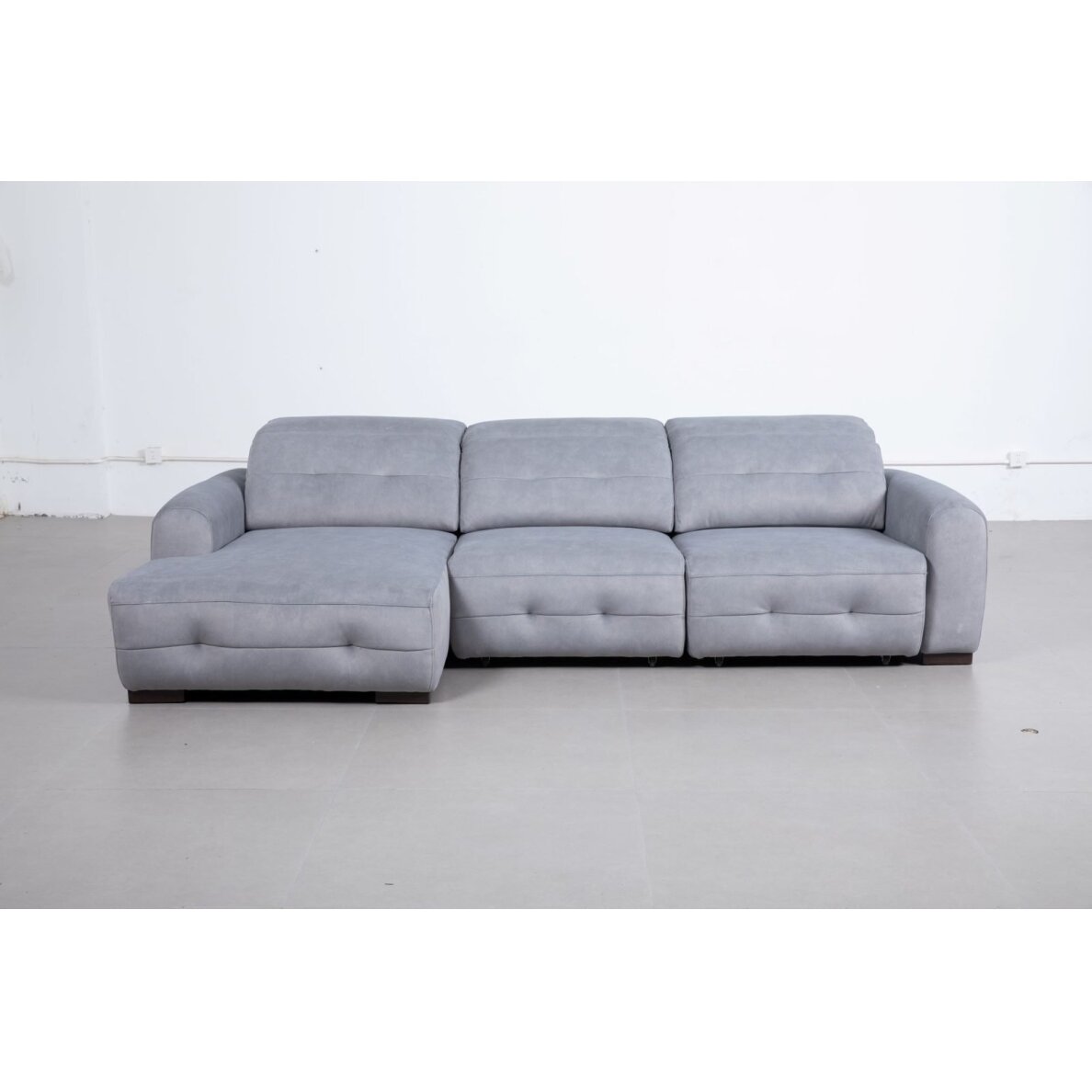 Kampinė sofa 51137M, pilka, dešininė Kampinė sofa 51137M, pilka, dešininė