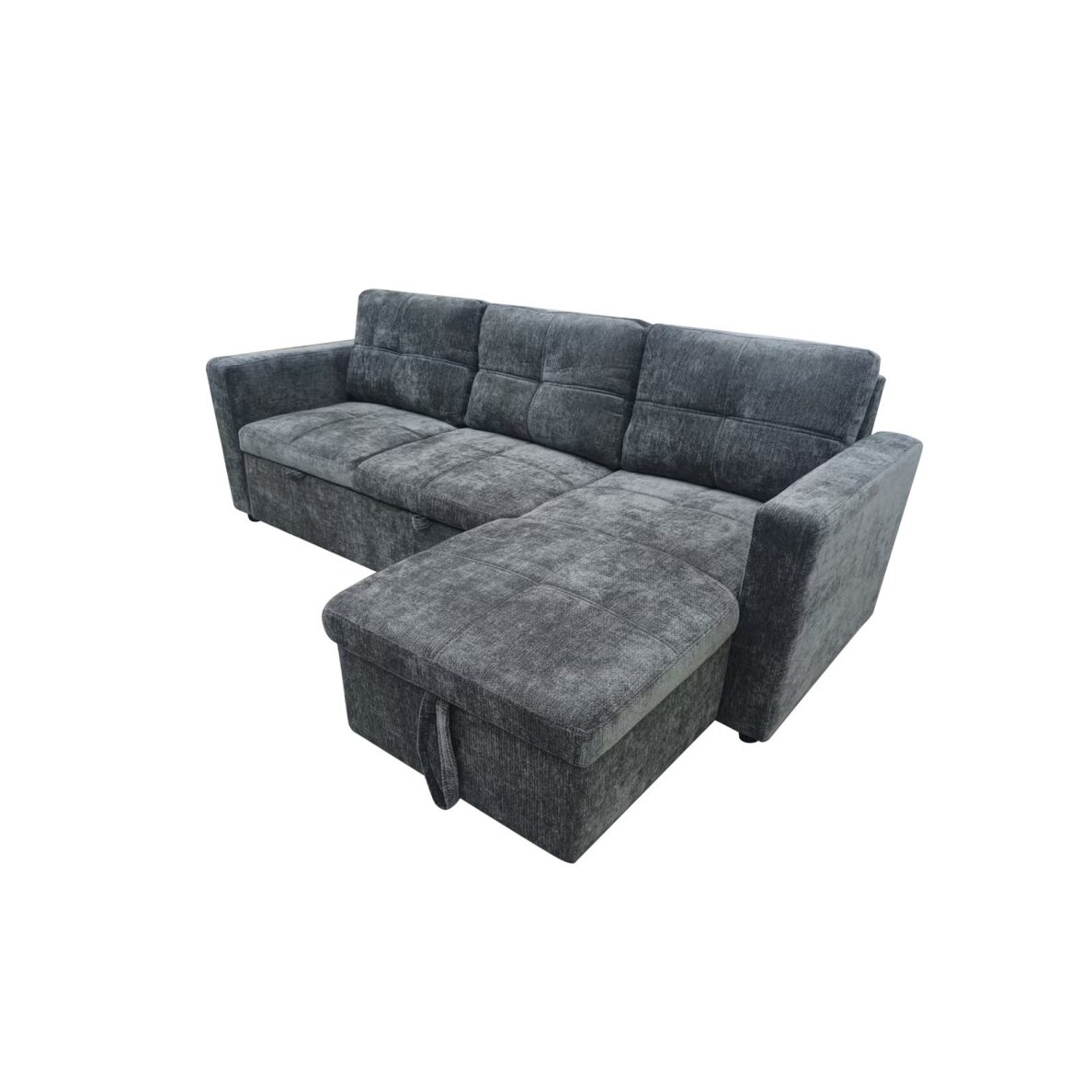 Kampinė sofa-lova SOHO, tamsiai pilka 2 Kampinė sofa-lova SOHO, tamsiai pilka 2