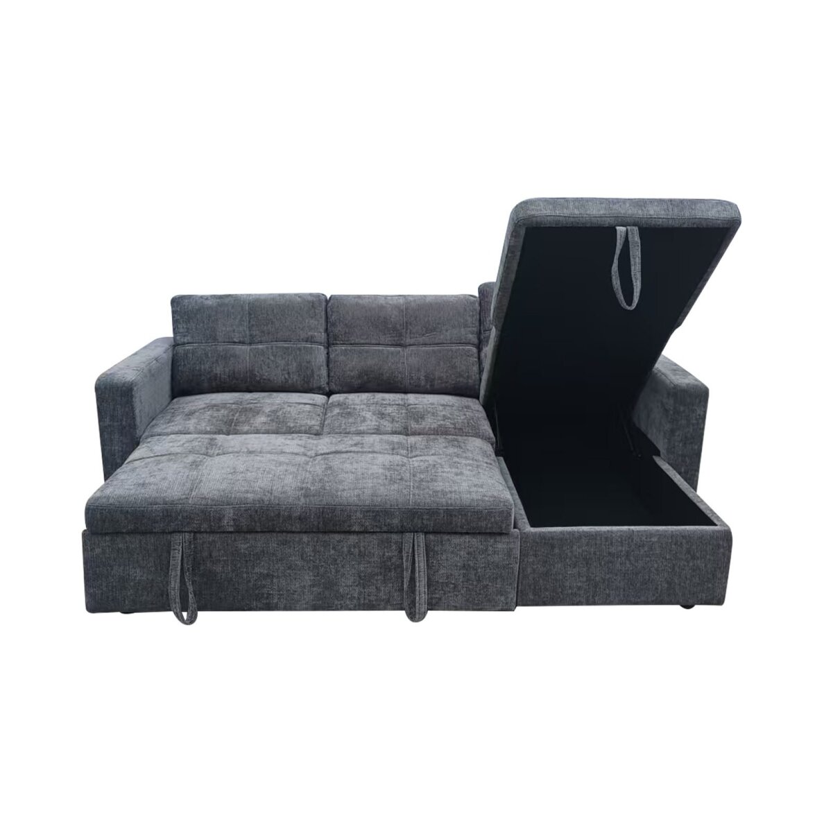 Kampinė sofa-lova SOHO, tamsiai pilka 3 Kampinė sofa-lova SOHO, tamsiai pilka 3