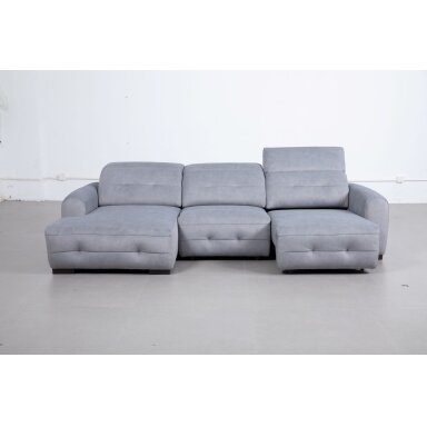 Kampinė sofa 51137M, pilka, dešininė