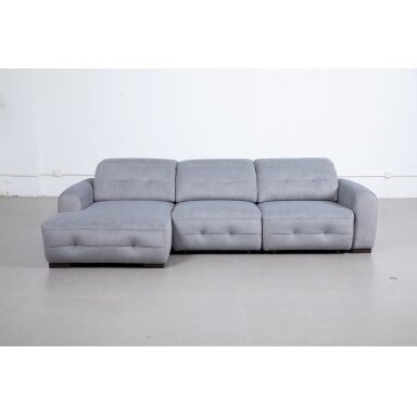 Kampinė sofa 51137M, pilka, dešininė