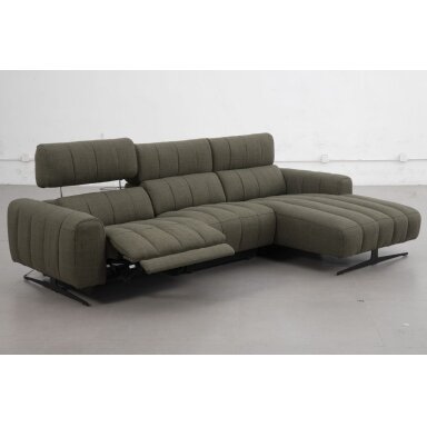 Kampinė sofa 51180HM, žalia, dešininė
